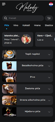 Caffe Wine & Food Bistro Melody - Gastronomija i ugostiteljstvo