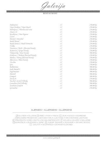 Restoran Galerija - Vrbovec