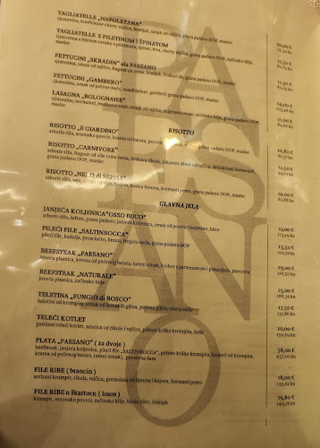 Opinii despre Ristorante Paesano în Zagreb - Gastronomija i ugostiteljstvo