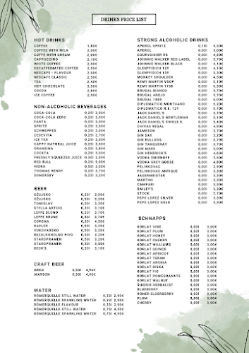 My Way Bar & Restaurant - Gastronomija i ugostiteljstvo