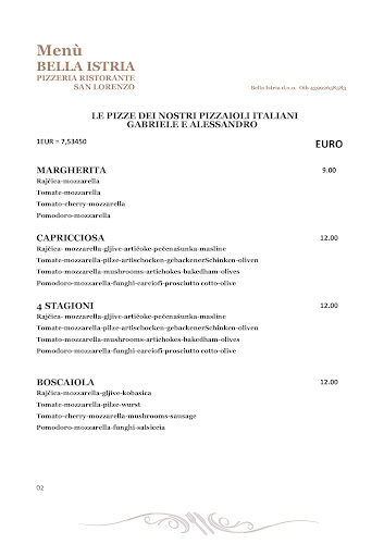 BELLA ISTRIA PIZZERIA RISTORANTE SVETI LOVREČ