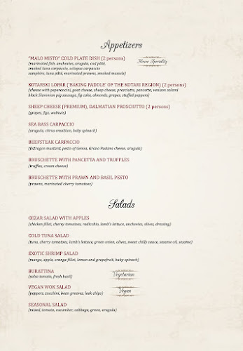 Restaurant Malo Misto - Gastronomija i ugostiteljstvo