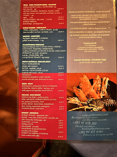 Comentarii opinii despre Ristorante Palmizana Meneghello