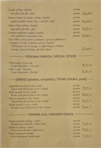 Opinii despre Niki Grill în Zagreb - Gastronomija i ugostiteljstvo