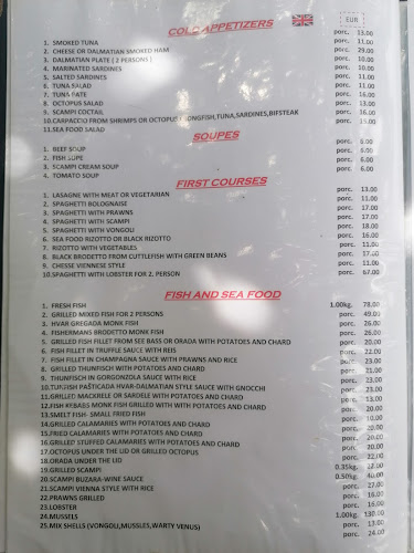 Opinii despre GARDELIN Restoran Luka în Vrboska - Gastronomija i ugostiteljstvo