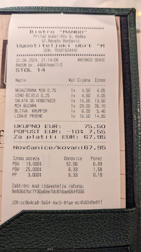 Mango Restoran - Baška