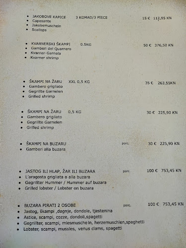 Opinii despre Pirati Restaurant în Umag - Gastronomija i ugostiteljstvo