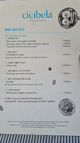 Comentarii opinii despre Cicibela food and wine bar (SPLIT)