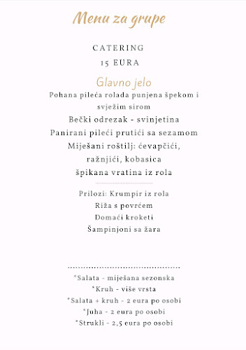 Klet Gradec, restoran za dogovorene grupe uz najavu - Zlatar
