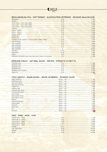 Opinii despre Kiwi în Poreč - Gastronomija i ugostiteljstvo