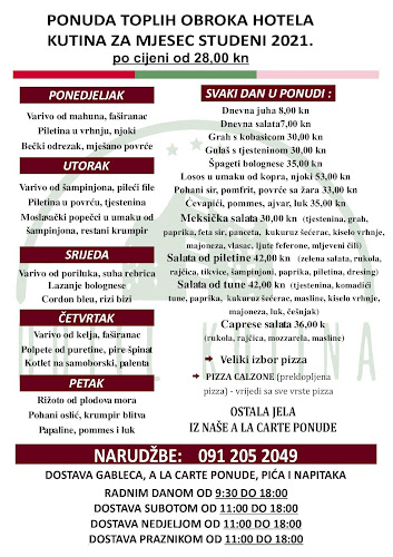 Opinii despre Restoran Hotel Kutina în Kutina - Gastronomija i ugostiteljstvo