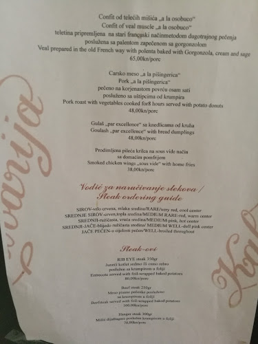 Opinii despre Restoran Kalvarija în Karlovac - Gastronomija i ugostiteljstvo