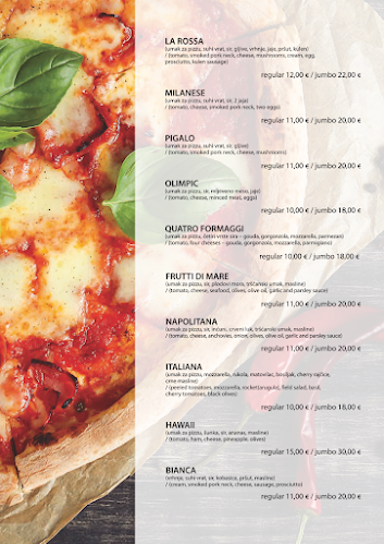 Restoran i Pizzeria La Rossa Knin - Gastronomija i ugostiteljstvo