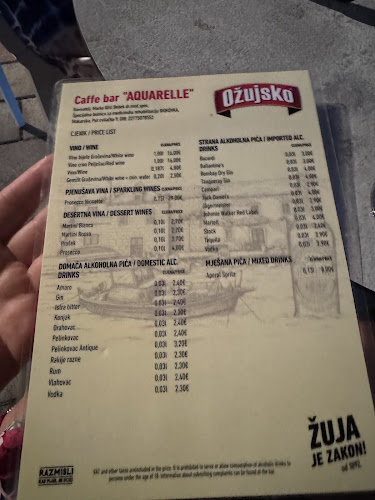 Opinii despre Caffe bar Aquarelle în Makarska - Gastronomija i ugostiteljstvo