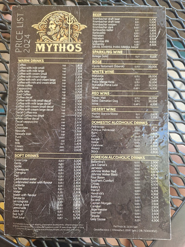 Opinii despre Mythos în Split - Gastronomija i ugostiteljstvo