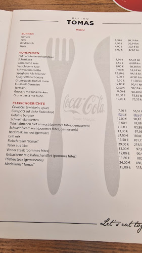 Bistro Tomas - Gastronomija i ugostiteljstvo