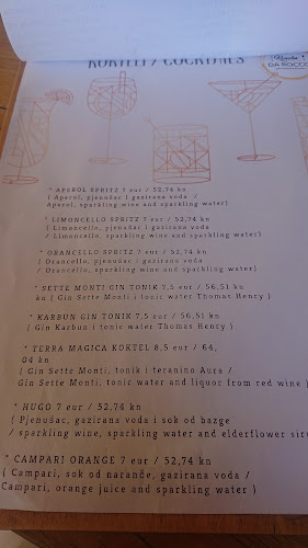 DA ROCCO Konoba - Gastronomija i ugostiteljstvo