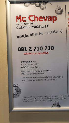 MC Chevap - Gastronomija i ugostiteljstvo