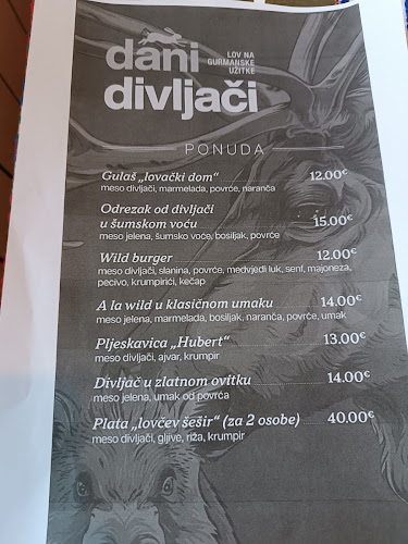 Pansion Lovački - Gastronomija i ugostiteljstvo