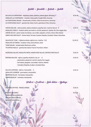 Pizzeria La Contadina - Gastronomija i ugostiteljstvo