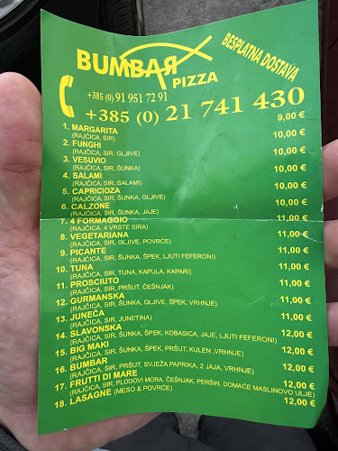 Opinii despre Pizza Bumbar Delivery în Hvar - Gastronomija i ugostiteljstvo