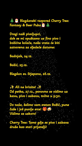 Opinii despre Cherry Tree (Fantasy&Beer Pub) în Zagreb - Gastronomija i ugostiteljstvo