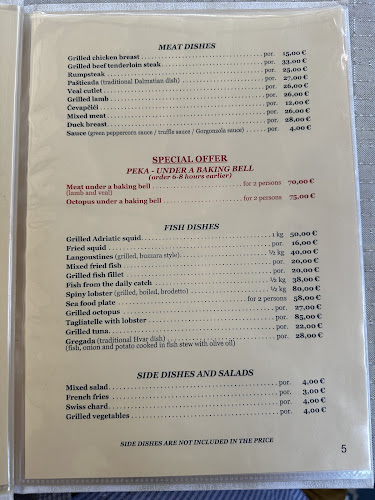 Opinii despre Grande Luna în Hvar - Gastronomija i ugostiteljstvo