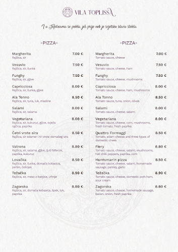 Vila Toplissa ,Varaždinske Toplice - Gastronomija i ugostiteljstvo