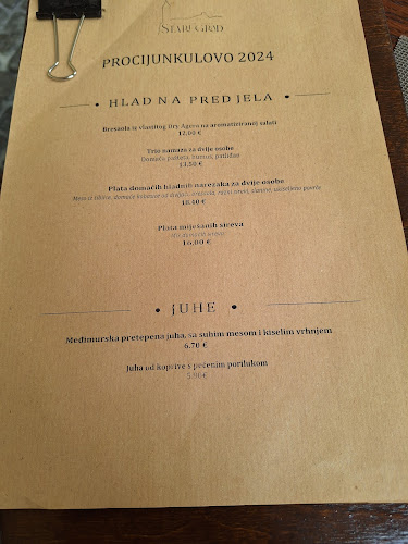 Opinii despre Restoran "Stari grad" în Čakovec - Gastronomija i ugostiteljstvo