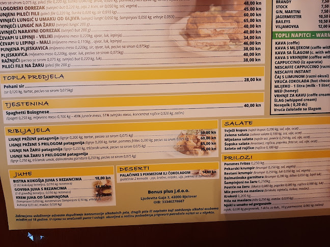 PLANINARSKI DOM KAMENITOVAC - Gastronomija i ugostiteljstvo