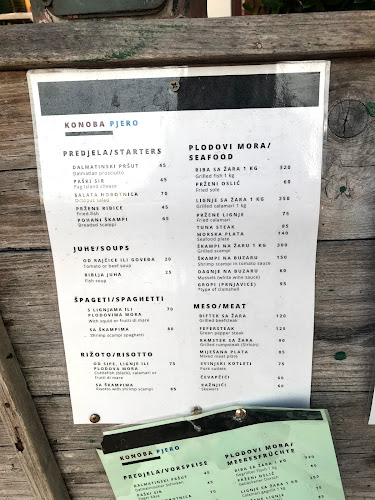Konoba Pjero - Gastronomija i ugostiteljstvo
