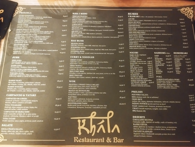 Khala Restaurant & Bar - Zagreb