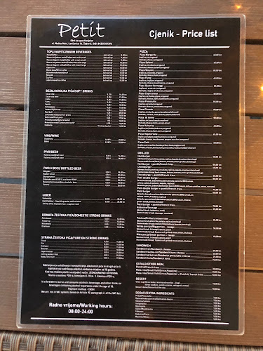 Opinii despre Bistro Petit în Žaborić - Gastronomija i ugostiteljstvo