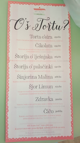 Opinii despre Oš Kolač - Artisan Cakes and Pastries în Split - Gastronomija i ugostiteljstvo
