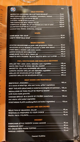 Rozario - Gastronomija i ugostiteljstvo