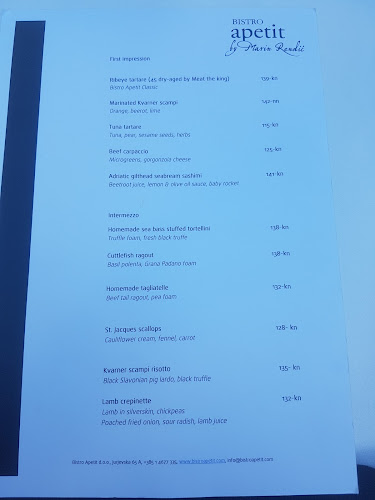 Bistro Apetit by Marin Rendić - Gastronomija i ugostiteljstvo