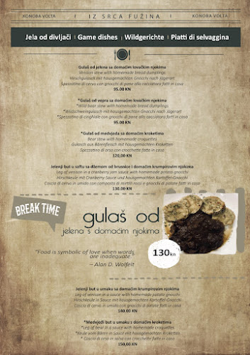 Konoba Volta - Gastronomija i ugostiteljstvo