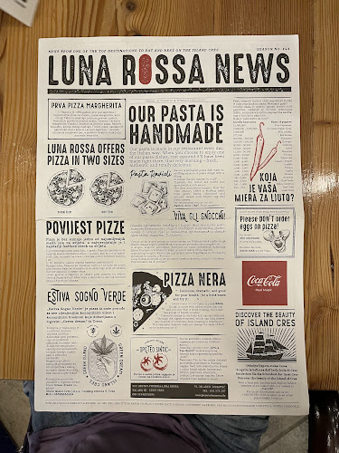 Opinii despre Pizzeria i spaghetteria Luna Rossa în Cres - Gastronomija i ugostiteljstvo