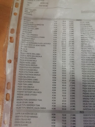 Opinii despre Fast Food Lasta în Dicmo Prisoje - Gastronomija i ugostiteljstvo