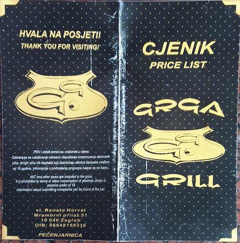 Opinii despre Grga Grill în Zagreb - Gastronomija i ugostiteljstvo
