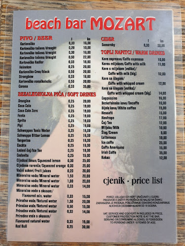 Beach bar Mozzart - Makarska