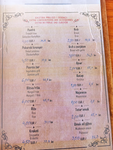 Opinii despre Konoba Okruk (Bistro Renata) în Okrug Gornji - Gastronomija i ugostiteljstvo