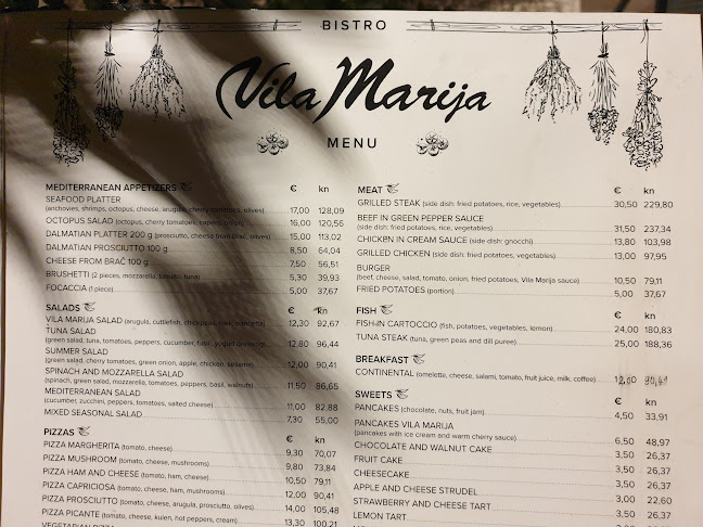 Opinii despre Bistro Vila Marija Splitska Brač în Supetar - Gastronomija i ugostiteljstvo