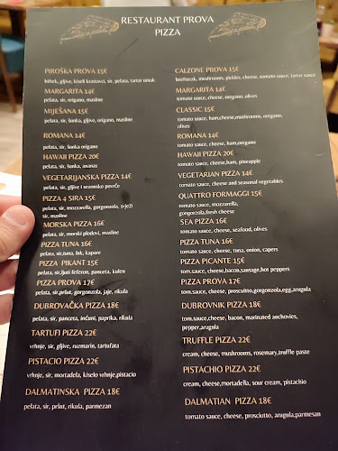 Restaurant Prova Dubrovnik