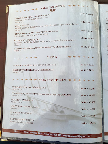 Na Kapeli - Gastronomija i ugostiteljstvo