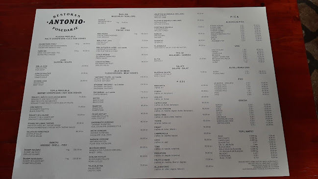 Restaurant Antonio - Gastronomija i ugostiteljstvo