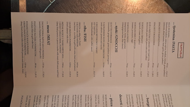 Opinii despre RESTORAN CANZONA în Zadar - Gastronomija i ugostiteljstvo