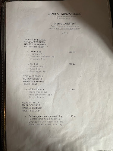 Opinii despre Restoran Anita în Zaton Obrovački - Gastronomija i ugostiteljstvo