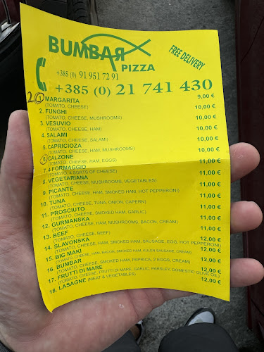 Pizza Bumbar Delivery - Hvar