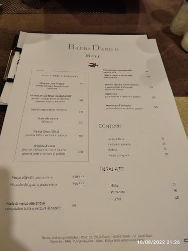 Barba Danilo's Wine, Aperitifs & Istrian Snacks